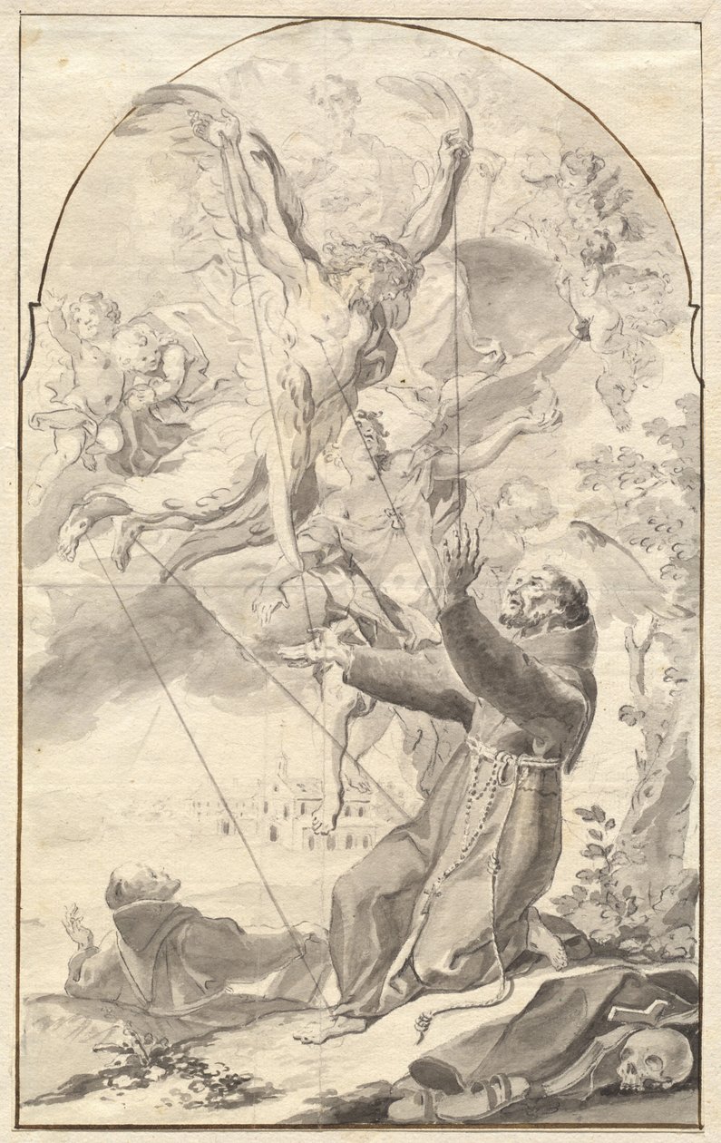 La stigmatizzazione di San Francesco da Johan Baptist Enzensberger