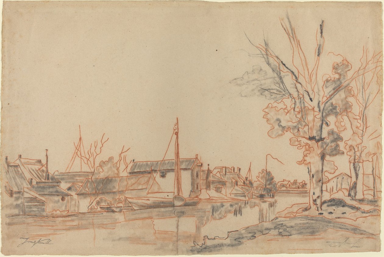 Bordi del Canale da Johan Barthold Jongkind