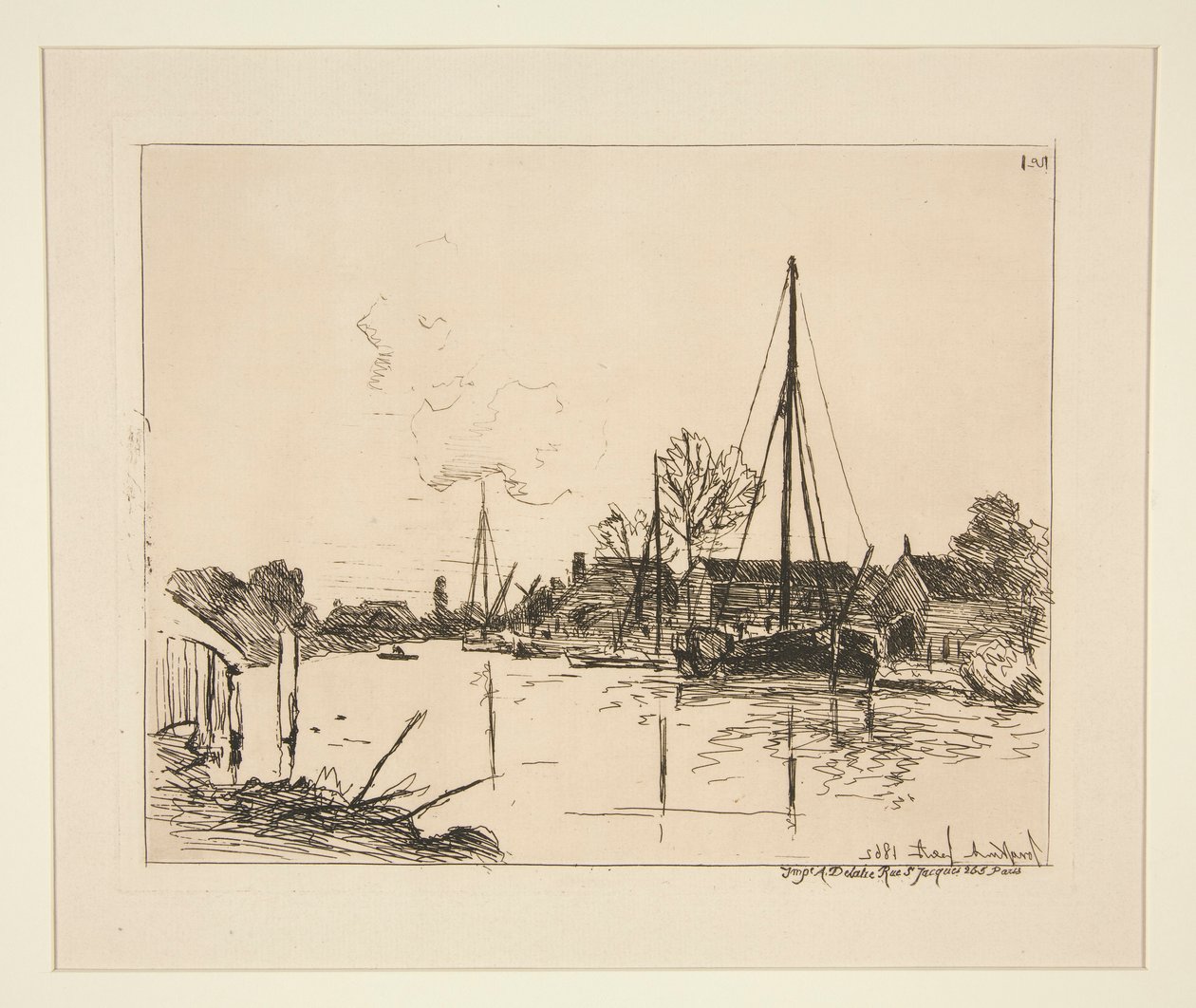 Le Canal da Johan Barthold Jongkind