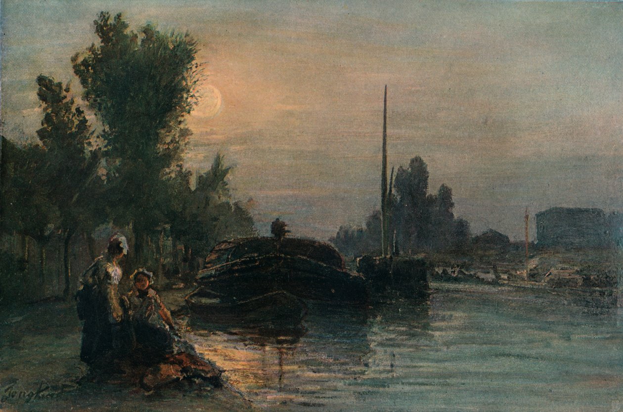 Chiaro di luna, c1870 da Johan Barthold Jongkind