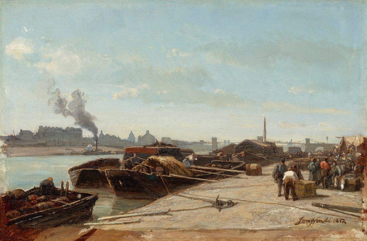 Rive della Senna da Johan Barthold Jongkind