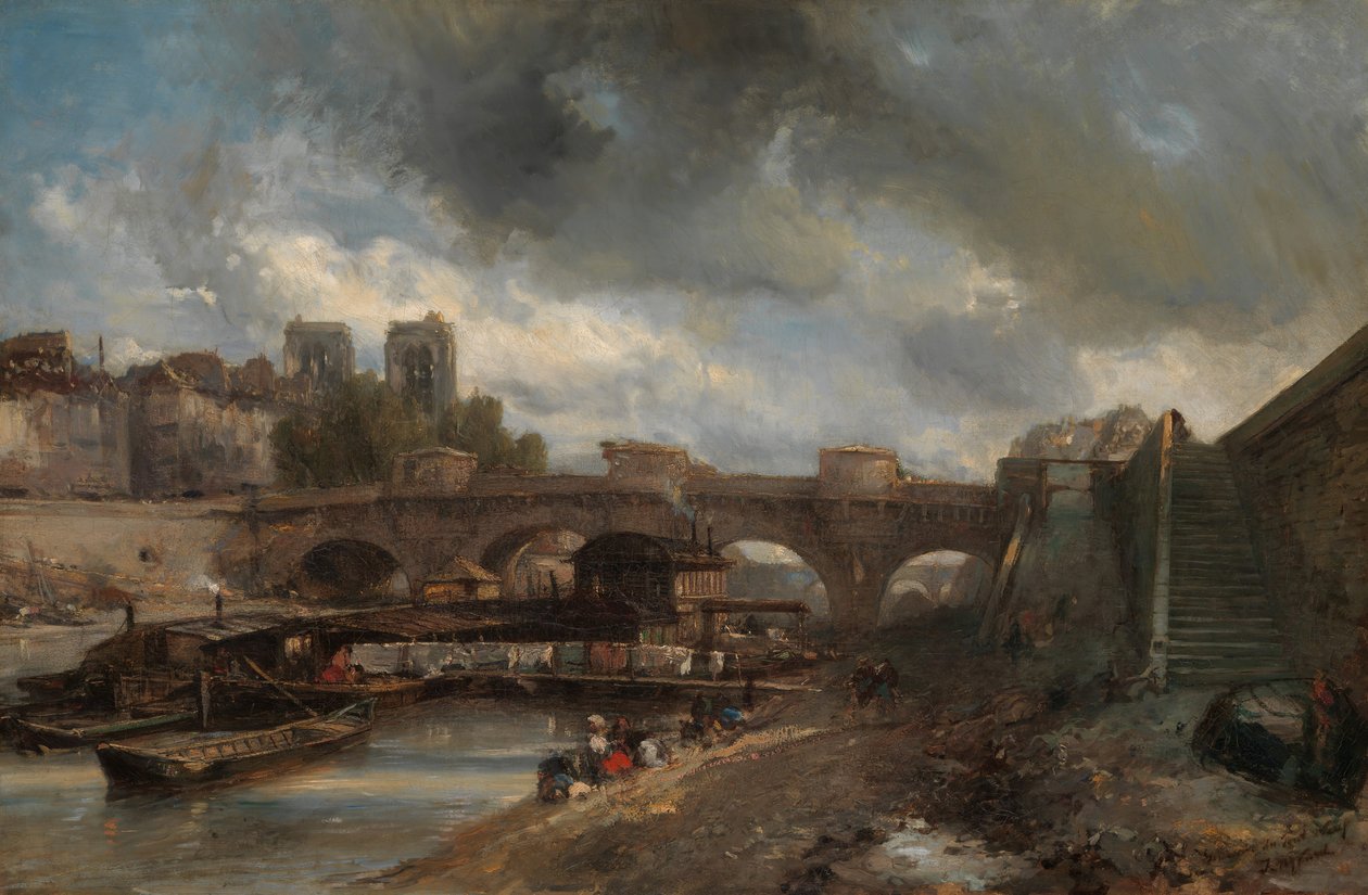 Il Pont Neuf, 1849-50 da Johan Barthold Jongkind