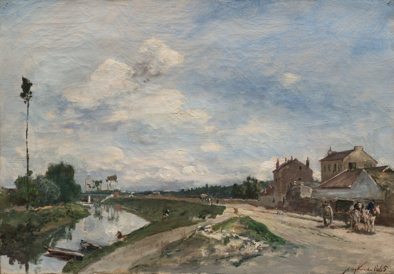 La Senna a Bas-Meudon, 1865 da Johan Barthold Jongkind