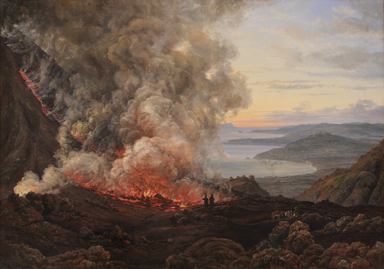 Eruzione del vulcano Vesuvio da Johan Christian Dahl