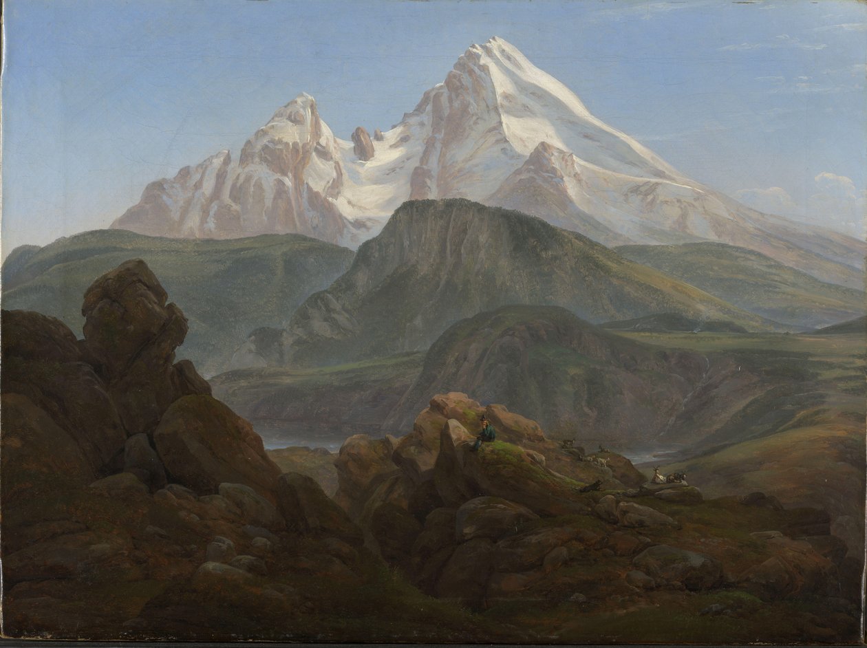 Il Watzmann da Johan Christian Dahl