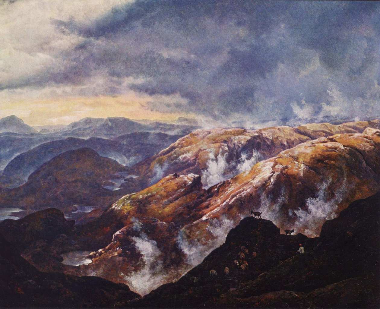 Vista da Lyshornet da Johan Christian Dahl