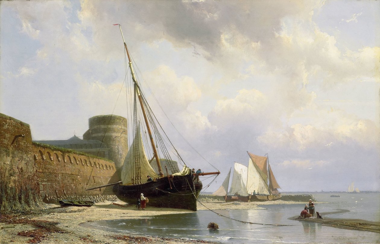 La caserma a prova di bomba a Vlissingen da Johan Conrad Greive