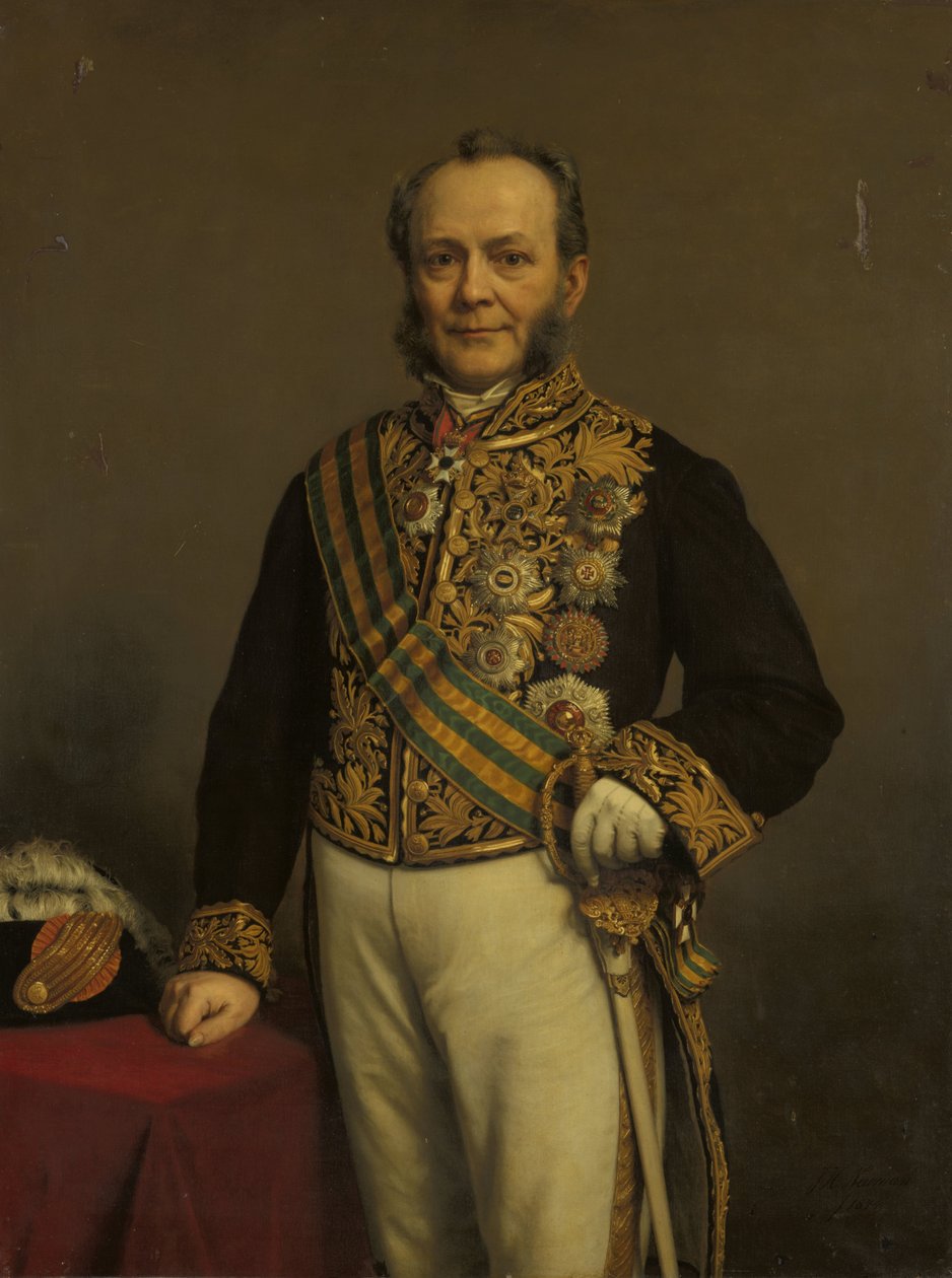 Pieter Mijer (1812-81). Governatore generale (1866-71) da Johan Heinrich Neuman