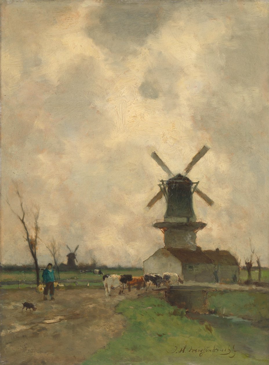 Il mulino da Johan Hendrik Weissenbruch