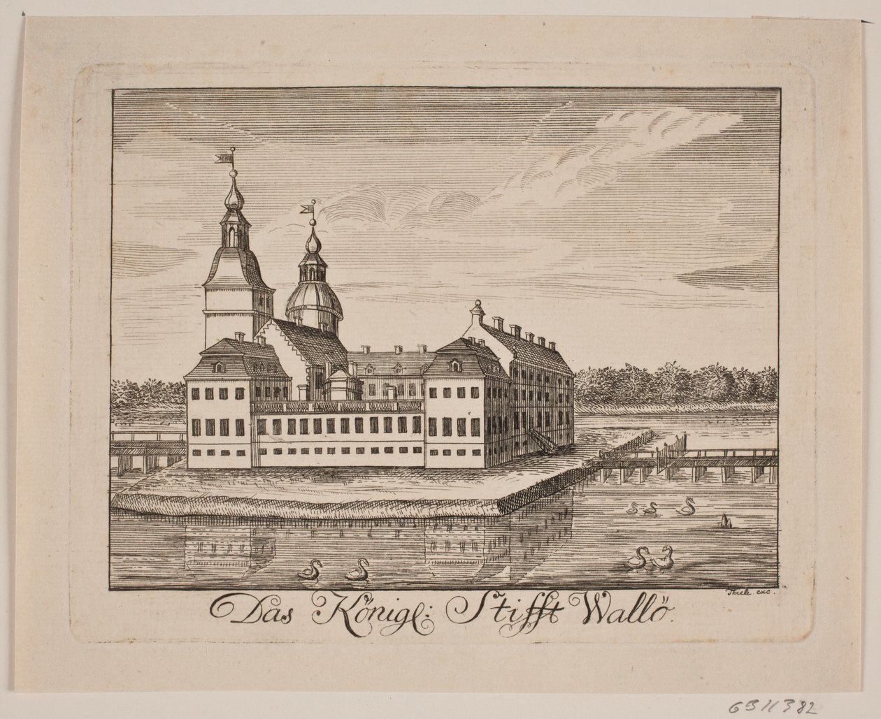 Castello di Vallø da Johan Herman Thiele