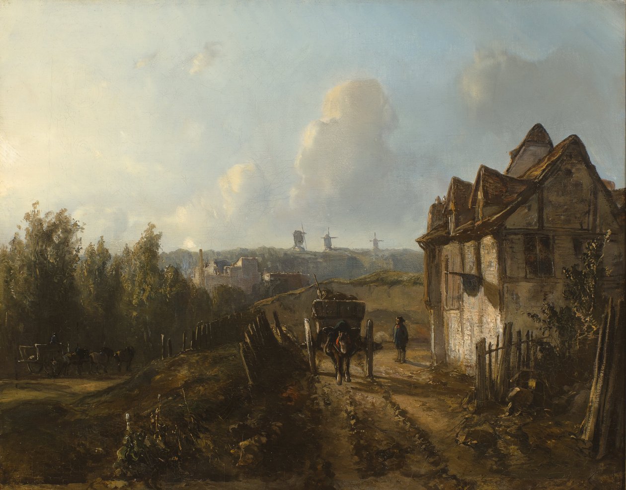 Vista su Monmartre da Johan Jongkind
