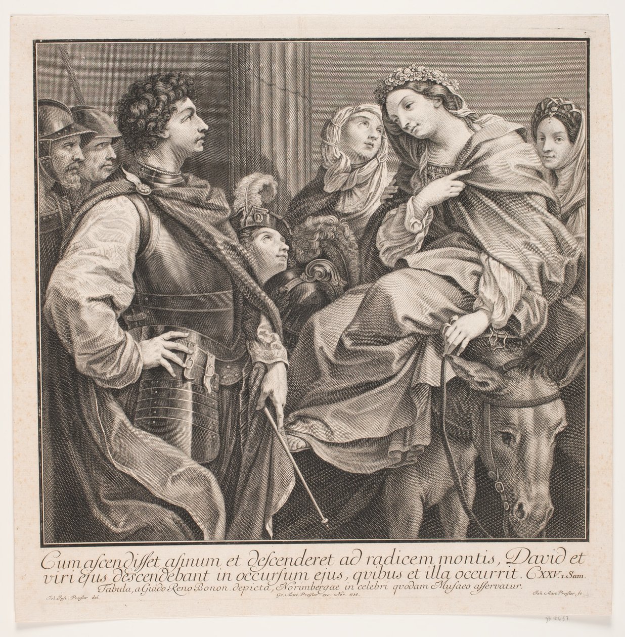 Davide e Abigail da Johan Martin Preisler