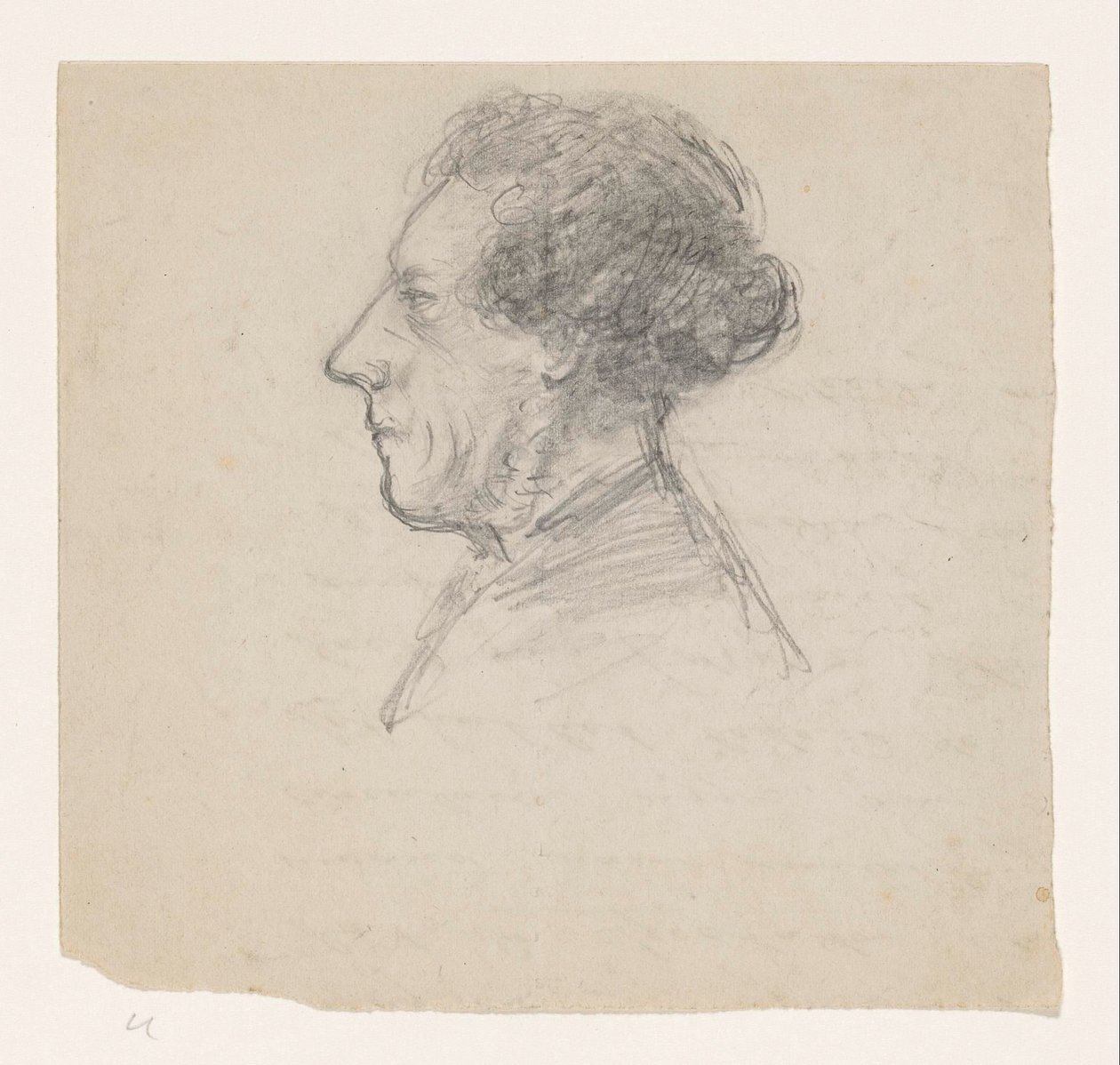 Ritratto di sconosciuto da Johan Michaël Schmidt Crans