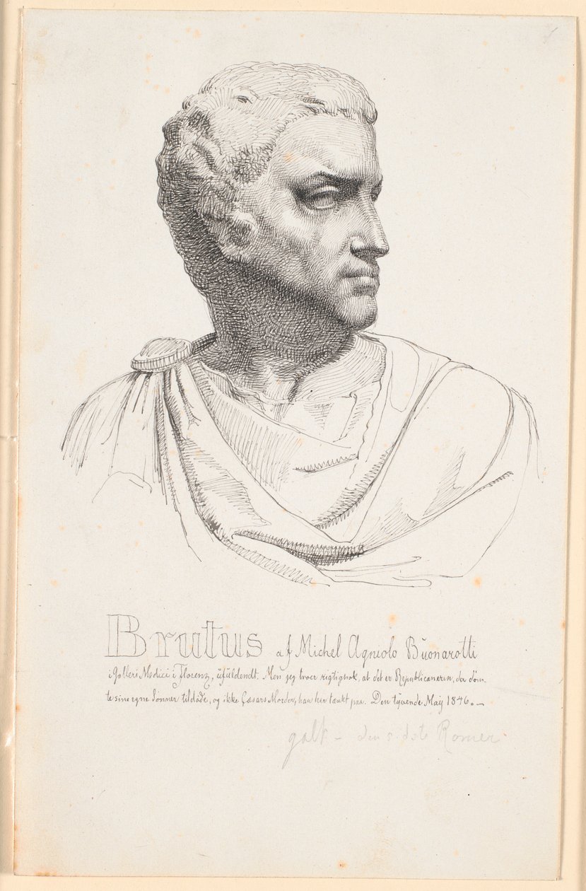 Testa di Bruto da Johan Thomas Lundbye