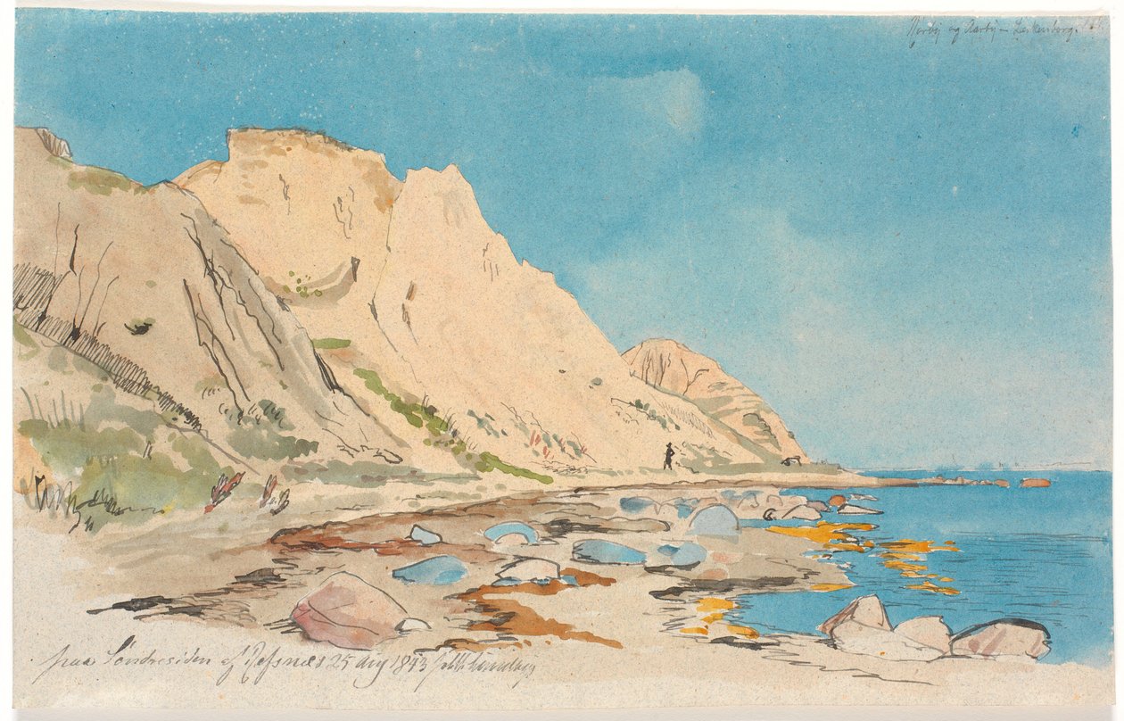 Hellede Klint, Refsnæs da Johan Thomas Lundbye