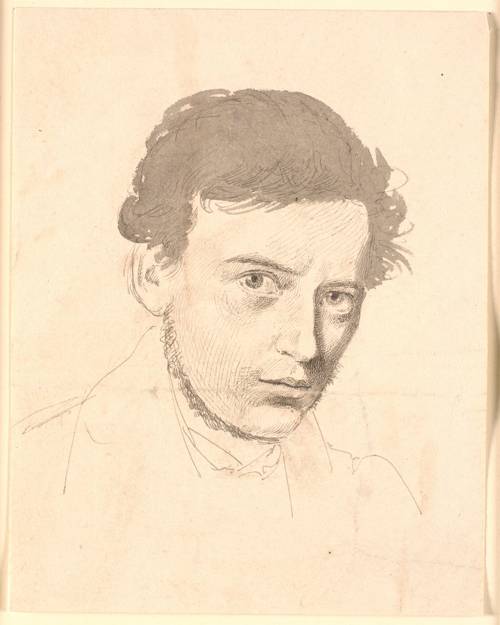 Ritratto di un giovane uomo da Johan Thomas Lundbye