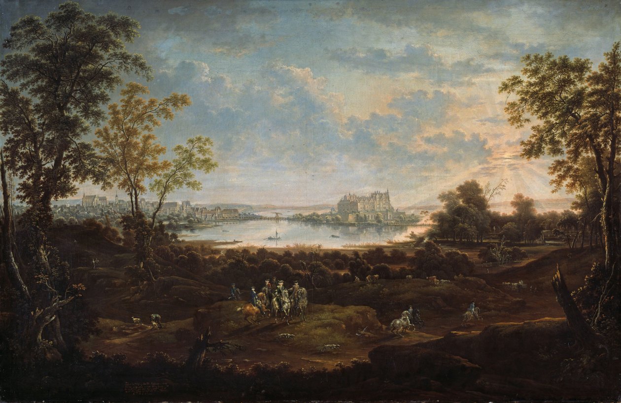 Paesaggio di Schwerin da Johann Alexander Thiele