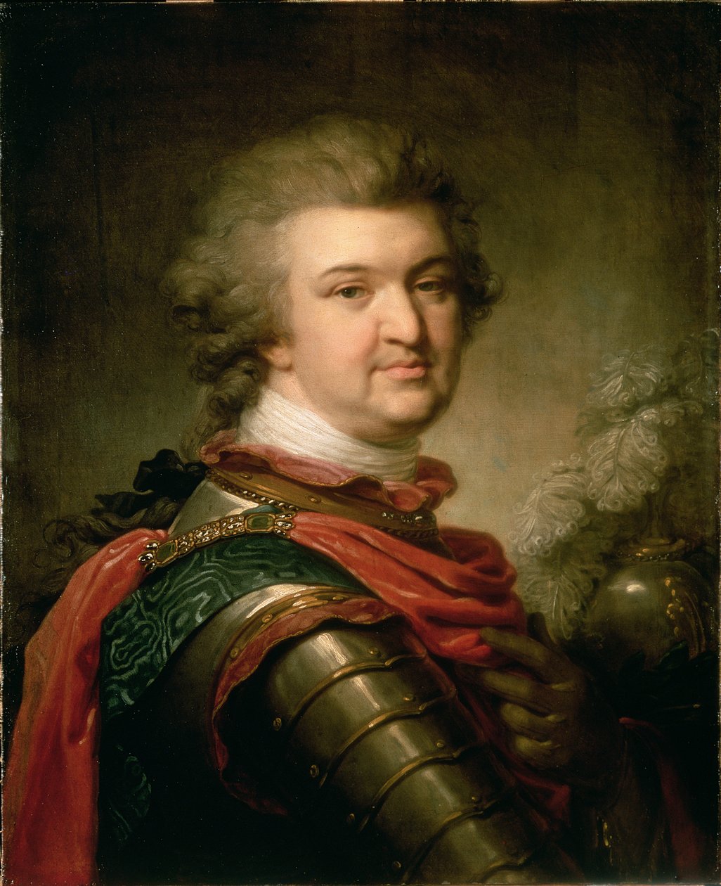 Ritratto del Principe Grigory Aleksandrovich Potemkin (1739-91), c.1790 da Johann Baptist Edler von Lampi