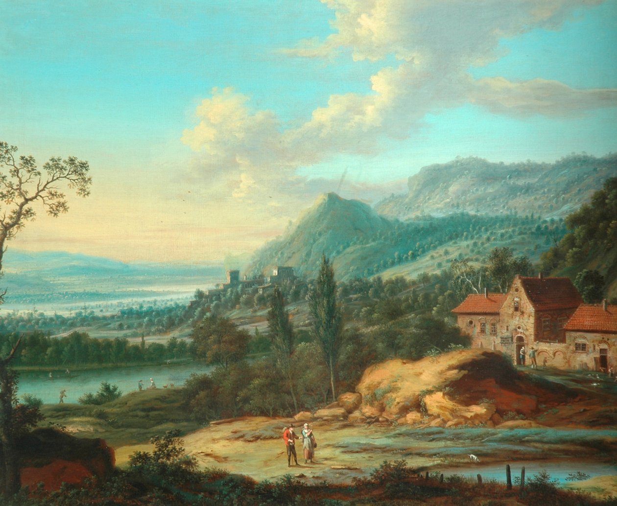 Paesaggio Continentale, 1762 da Johann Christian Vollerdt or Vollaert