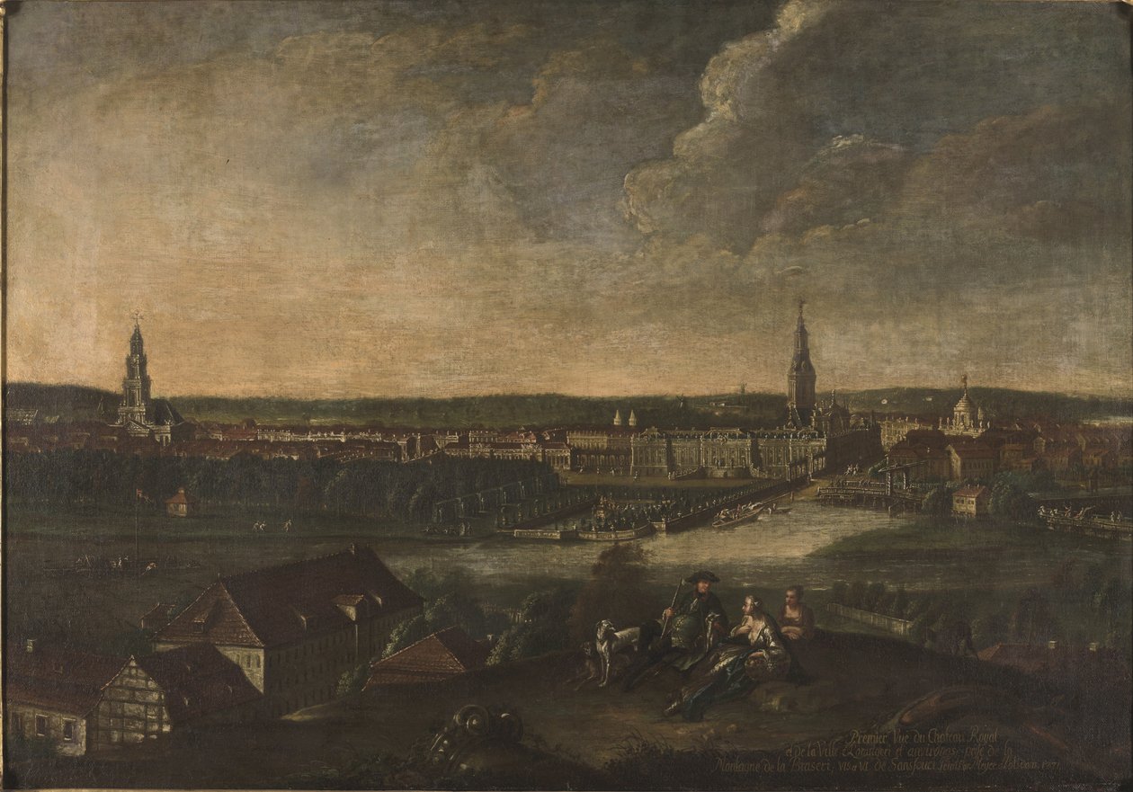 Potsdam dal Brauhausberg da Johann Friedrich Meyer