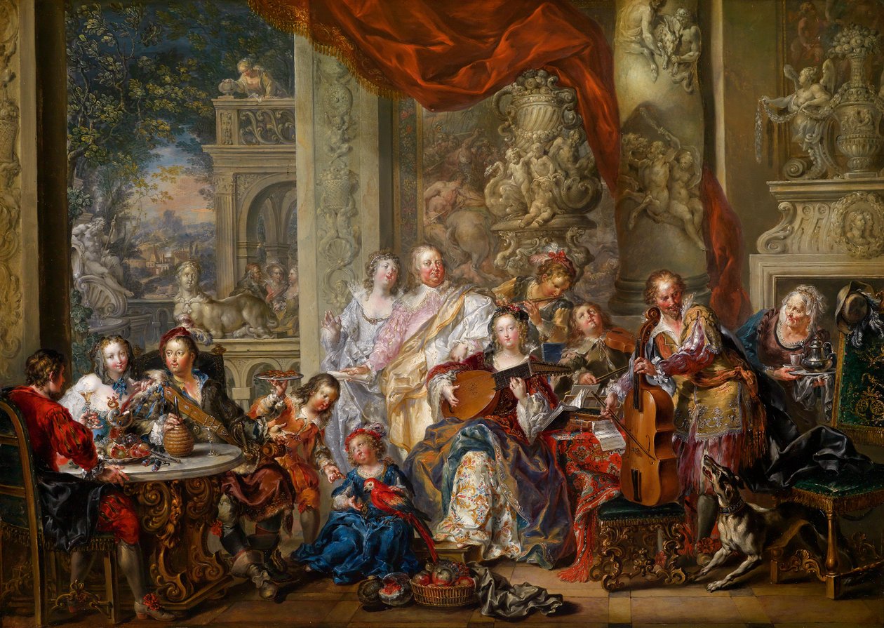 Concerto nel palazzo da Johann Georg Platzer