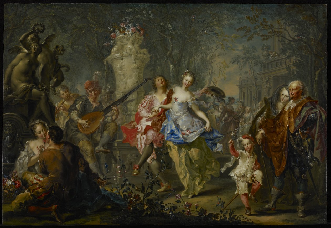 I piaceri delle stagioni: Primavera, c.1730 da Johann Georg Platzer