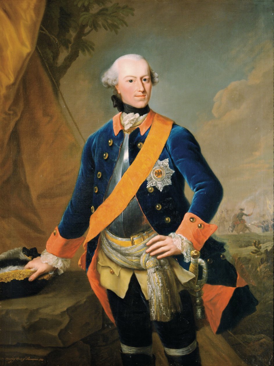 Federico, Conte di Schaumburg-Lippe-Buckeburg, 1759 da Johann Georg Ziesenis