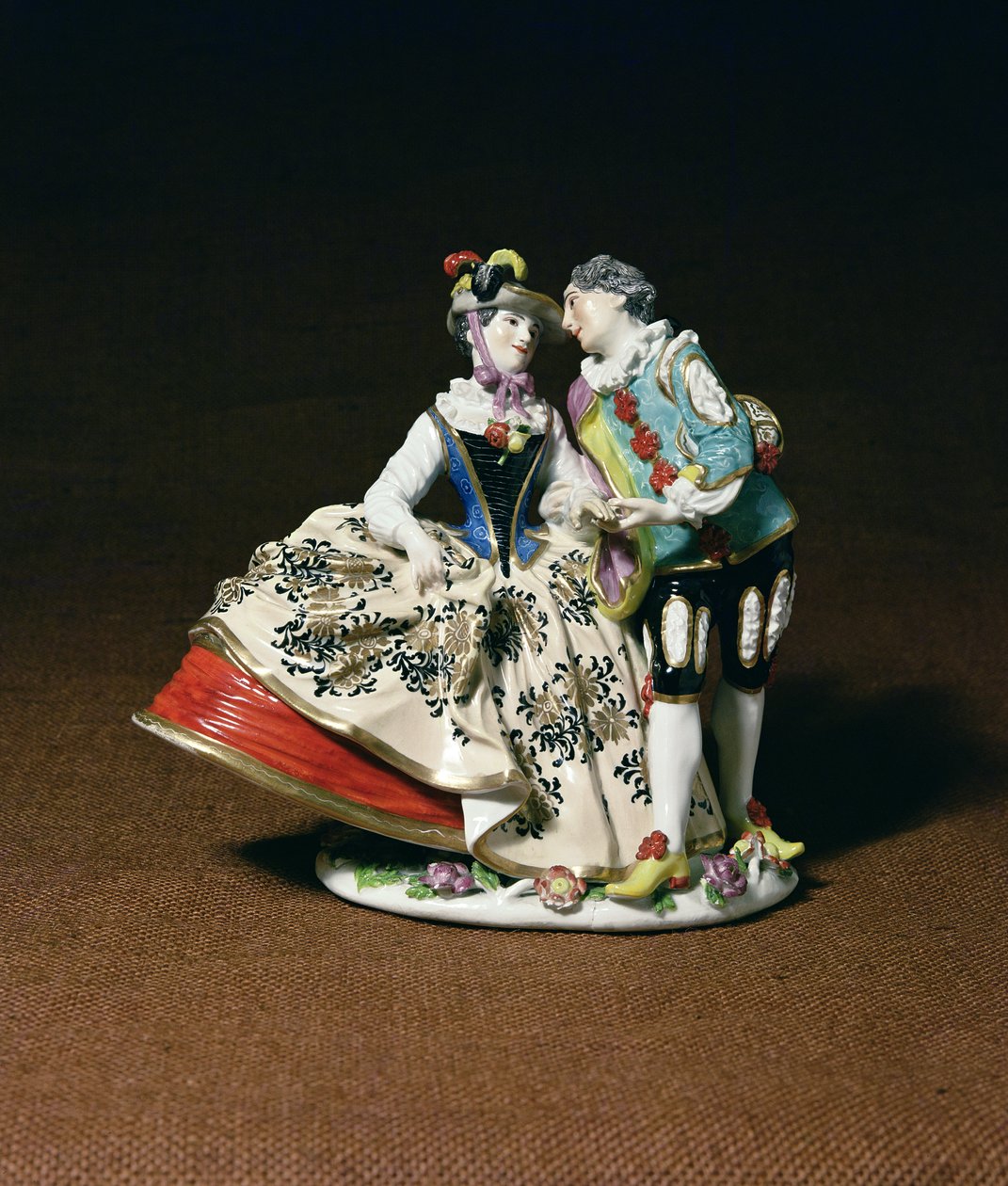 Amanti spagnoli, gruppo di Meissen, c.1741 da Johann Joachim Kaendler
