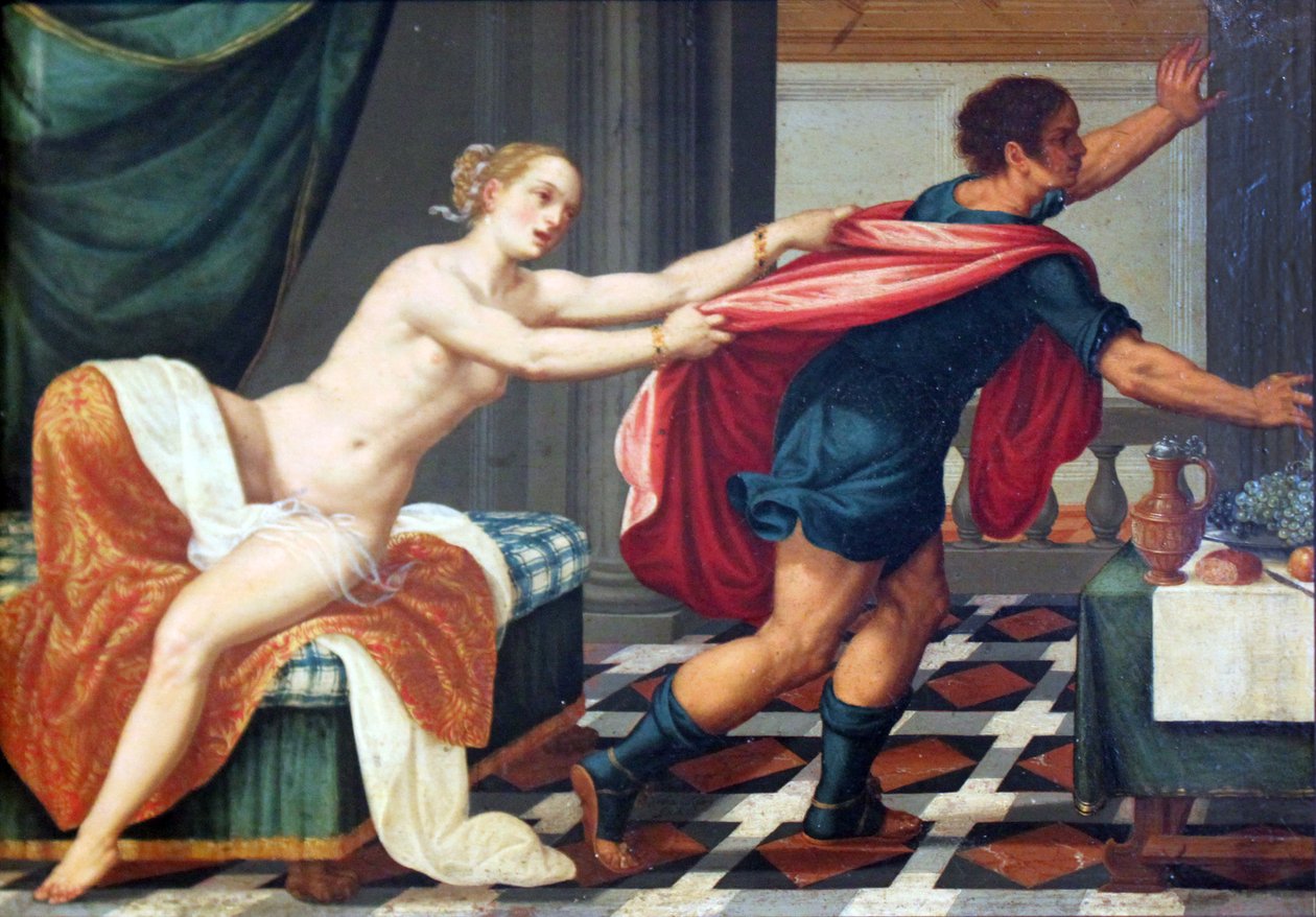 Giuseppe e la moglie di Potifar da Johann or Hans Konig