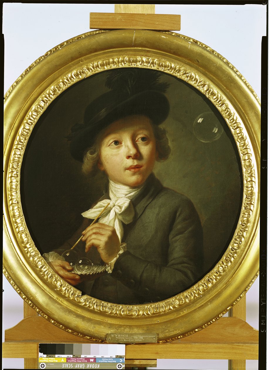 Bolle di sapone da Johann Melchior Joseph Wyrsch or Wursch