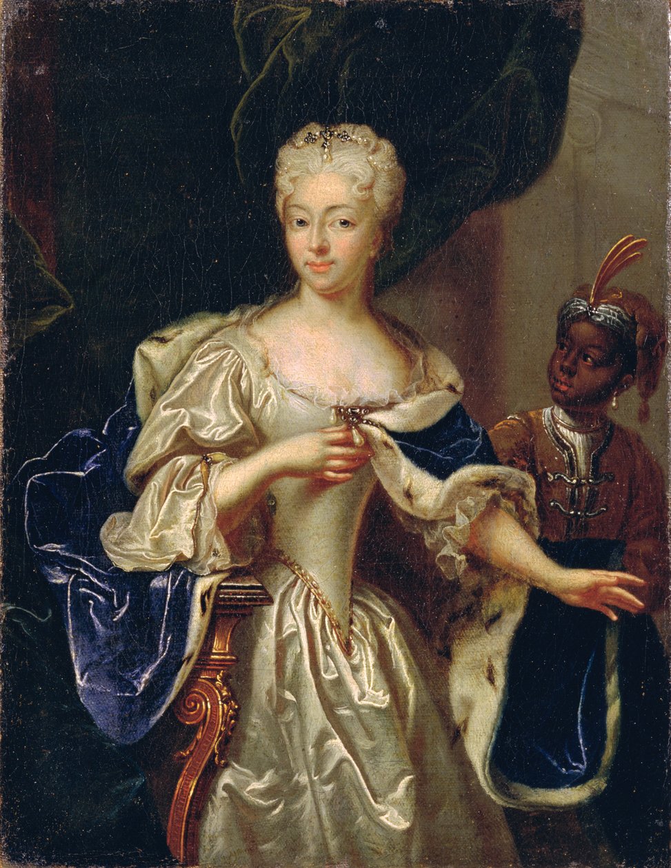 Ritratto della principessa Charlotte di Brunswick-Luneburg, 1728 da Johann Paul Luedden