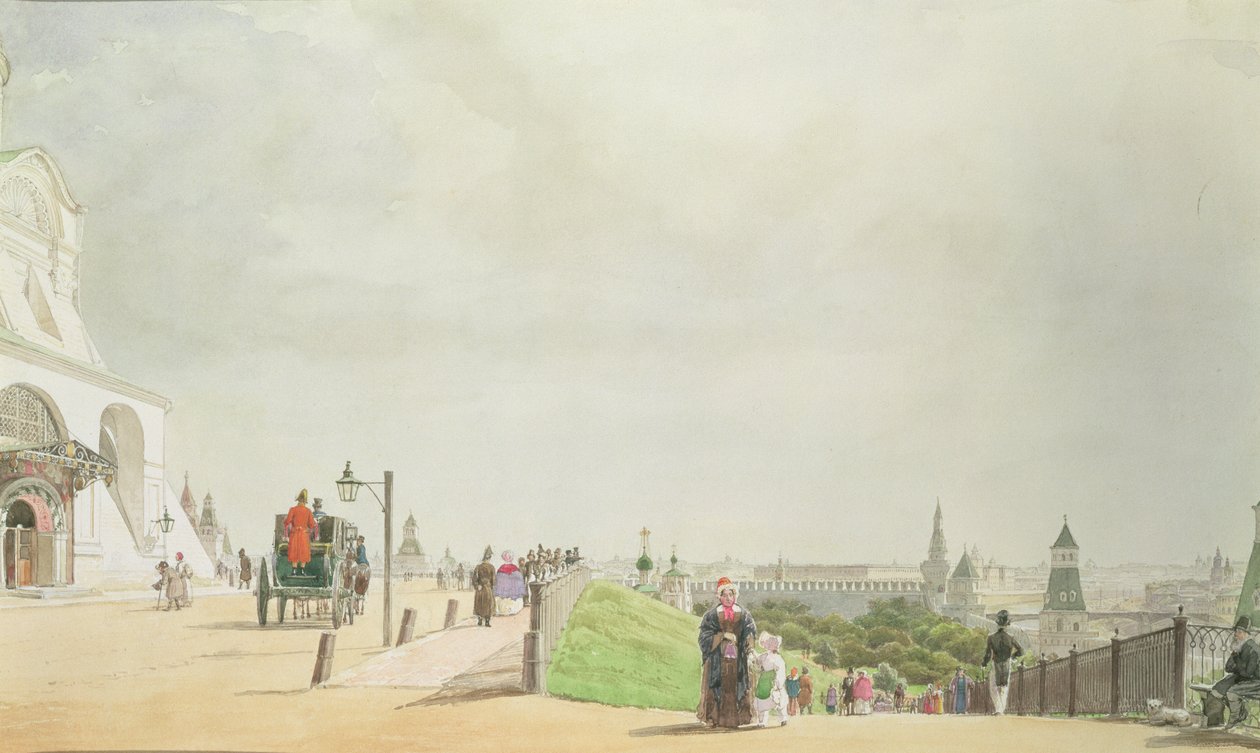 Il Cremlino, Mosca, 1839 da Johann Philipp Eduard Gartner