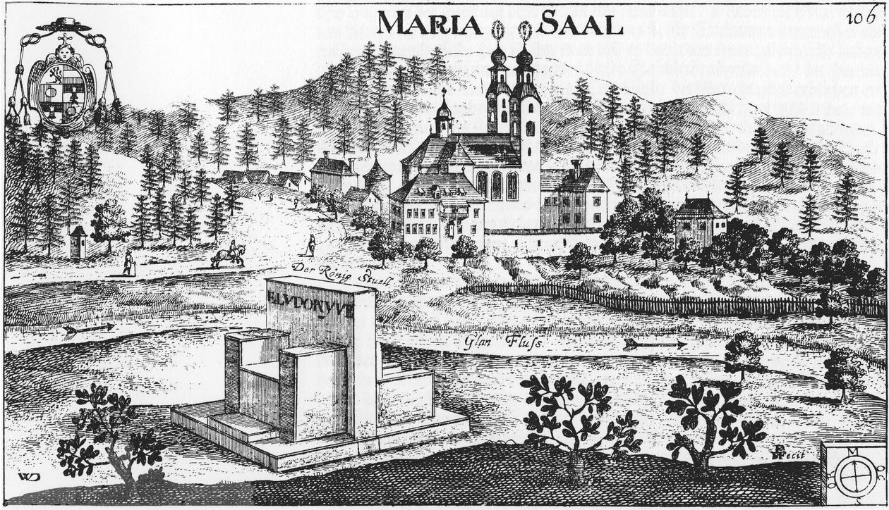 Castello di Maria Saal a Maria Saal / Carinzia / Austria / Unione Europea da Johann Weikhard von Valvasor