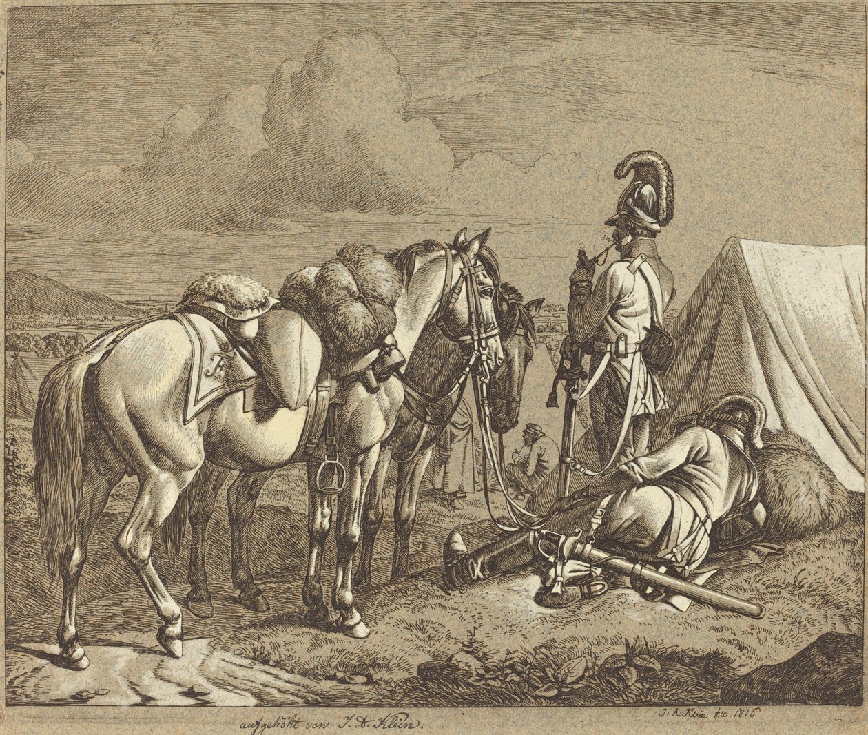 Dragoni austriaci da Johann Adam Klein