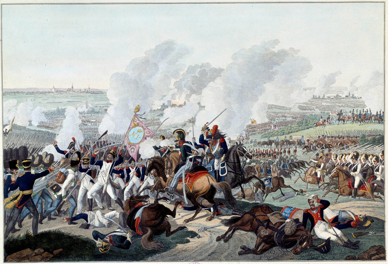 Primo Impero: Battaglia di Lipsia da Johann Adam Klein