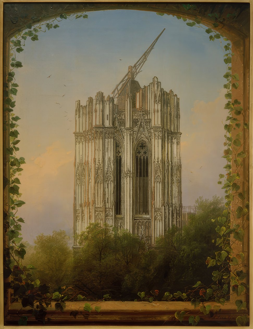 Torre sud incompiuta da Johann Adolf Lasinsky