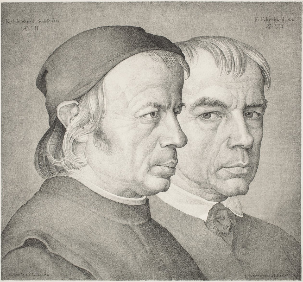 I fratelli Konrad e Franz Eberhard da Johann Anton Ramboux