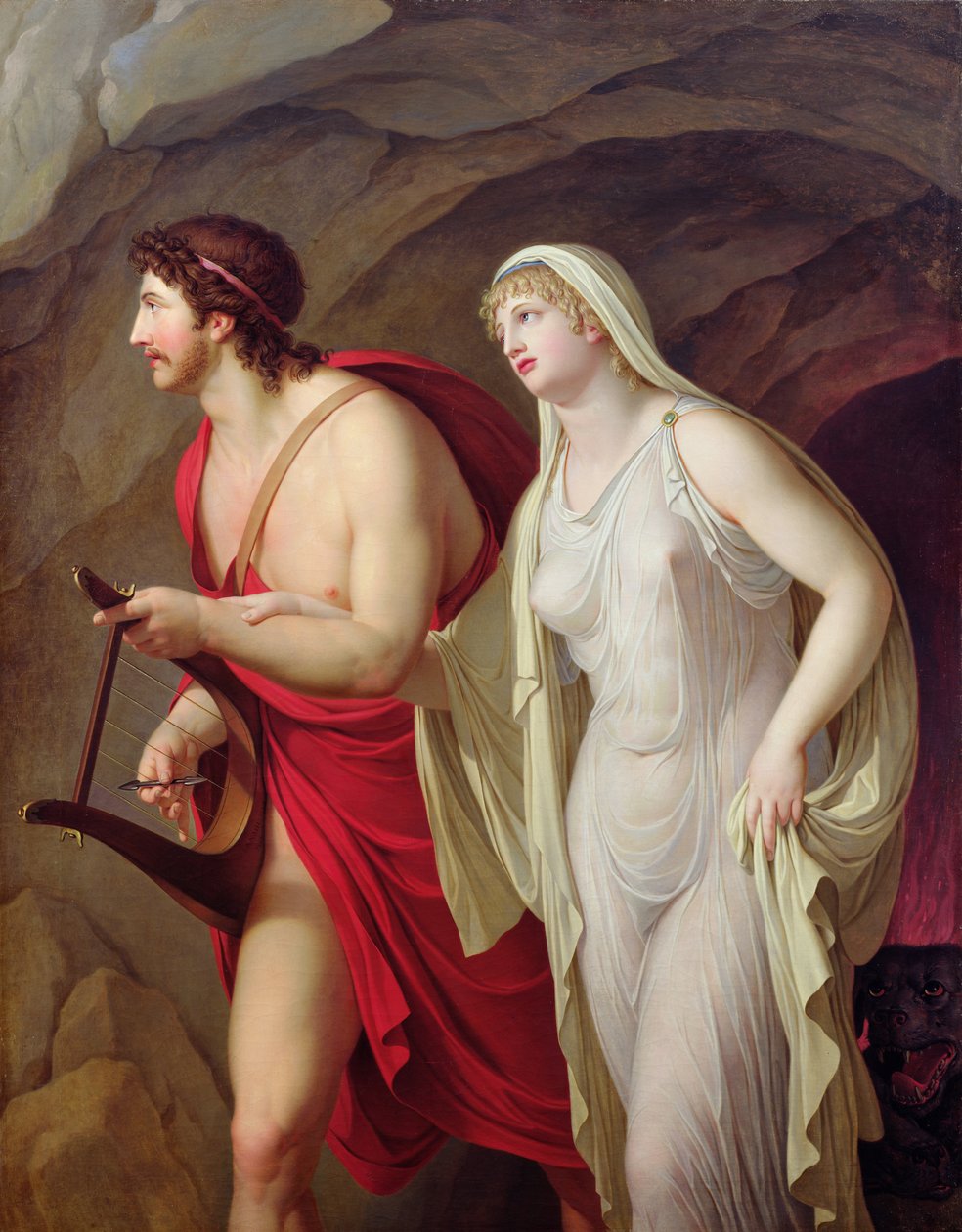 Orfeo ed Euridice, 1807 da Johann August Nahl the Younger