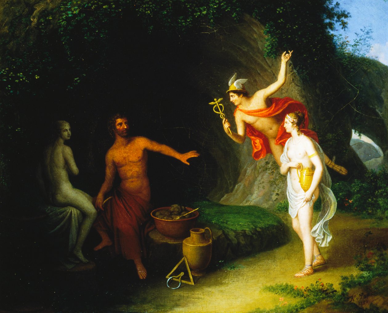 Pigmalione e Galatea da Johann Baptist I Lampi
