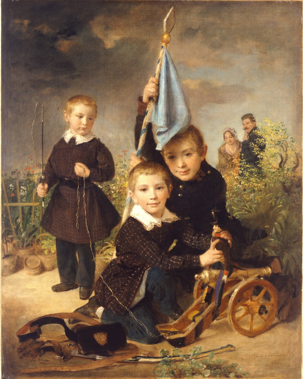 Giochi di soldati per bambini da Johann Baptist Reiter