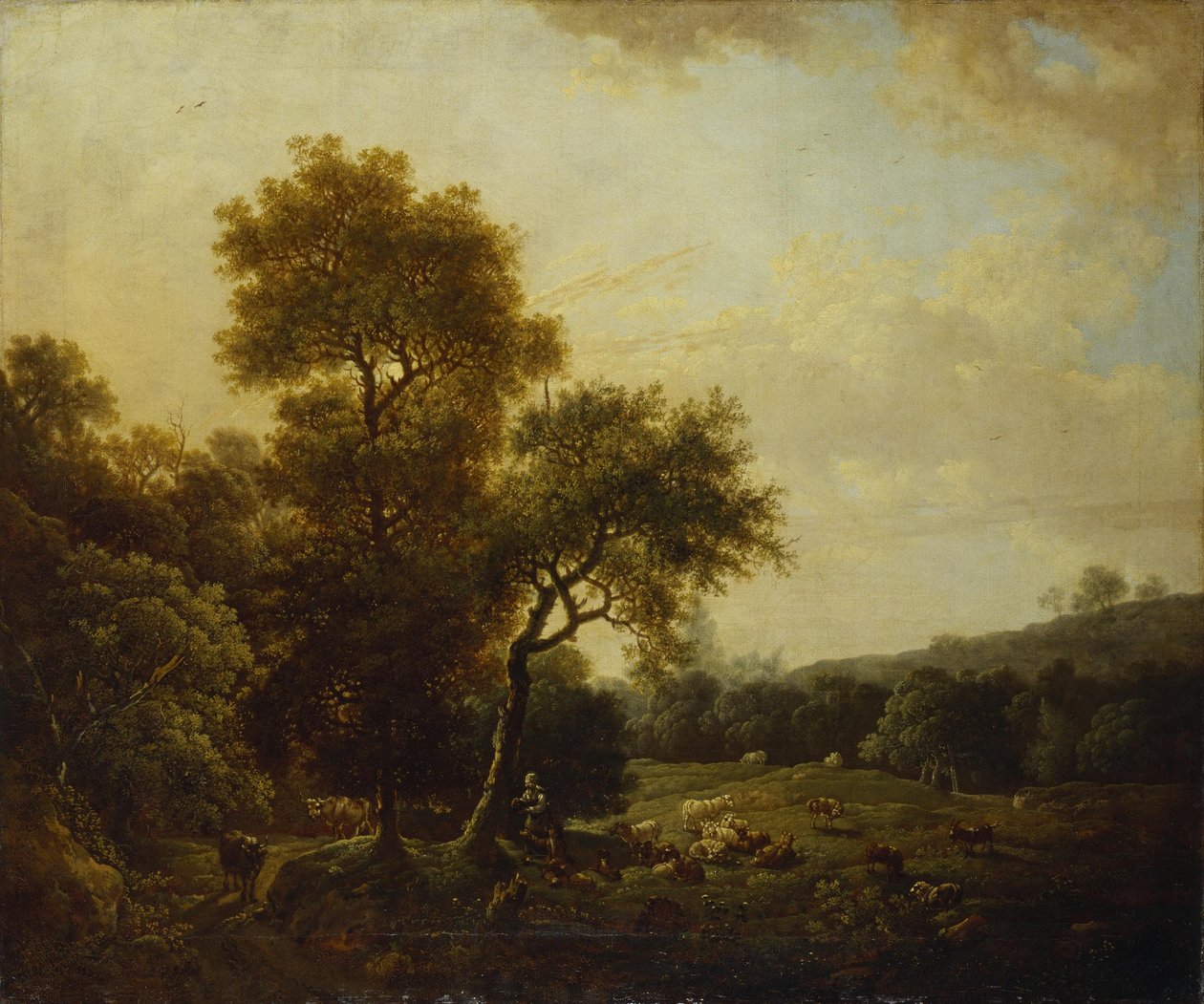 Paesaggio da Johann Christian Klengel