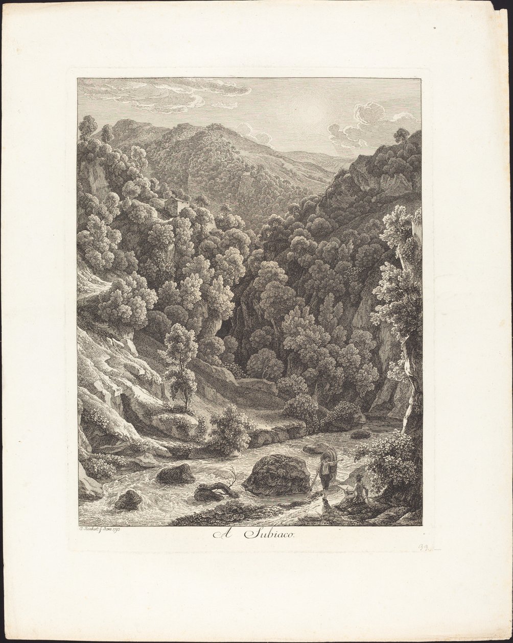A Subiaco da Johann Christian Reinhart