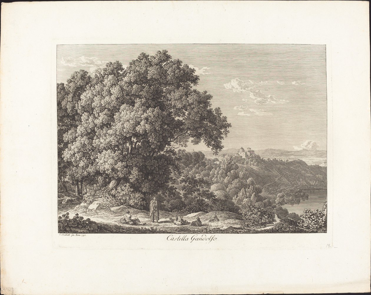 Castel Gandolfo da Johann Christian Reinhart