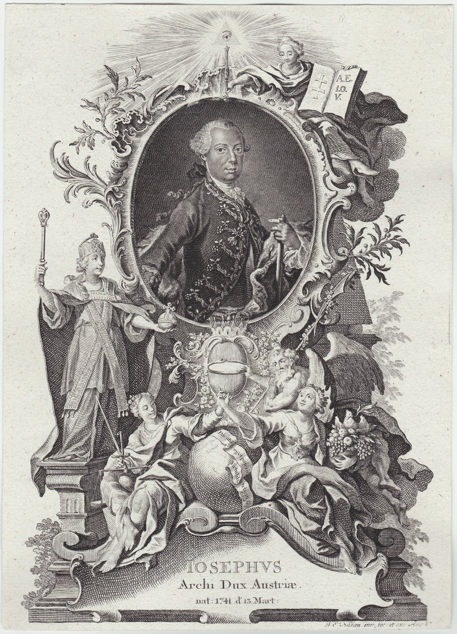 Giuseppe II (1741-1790)-2 da Johann Esaias Nilson