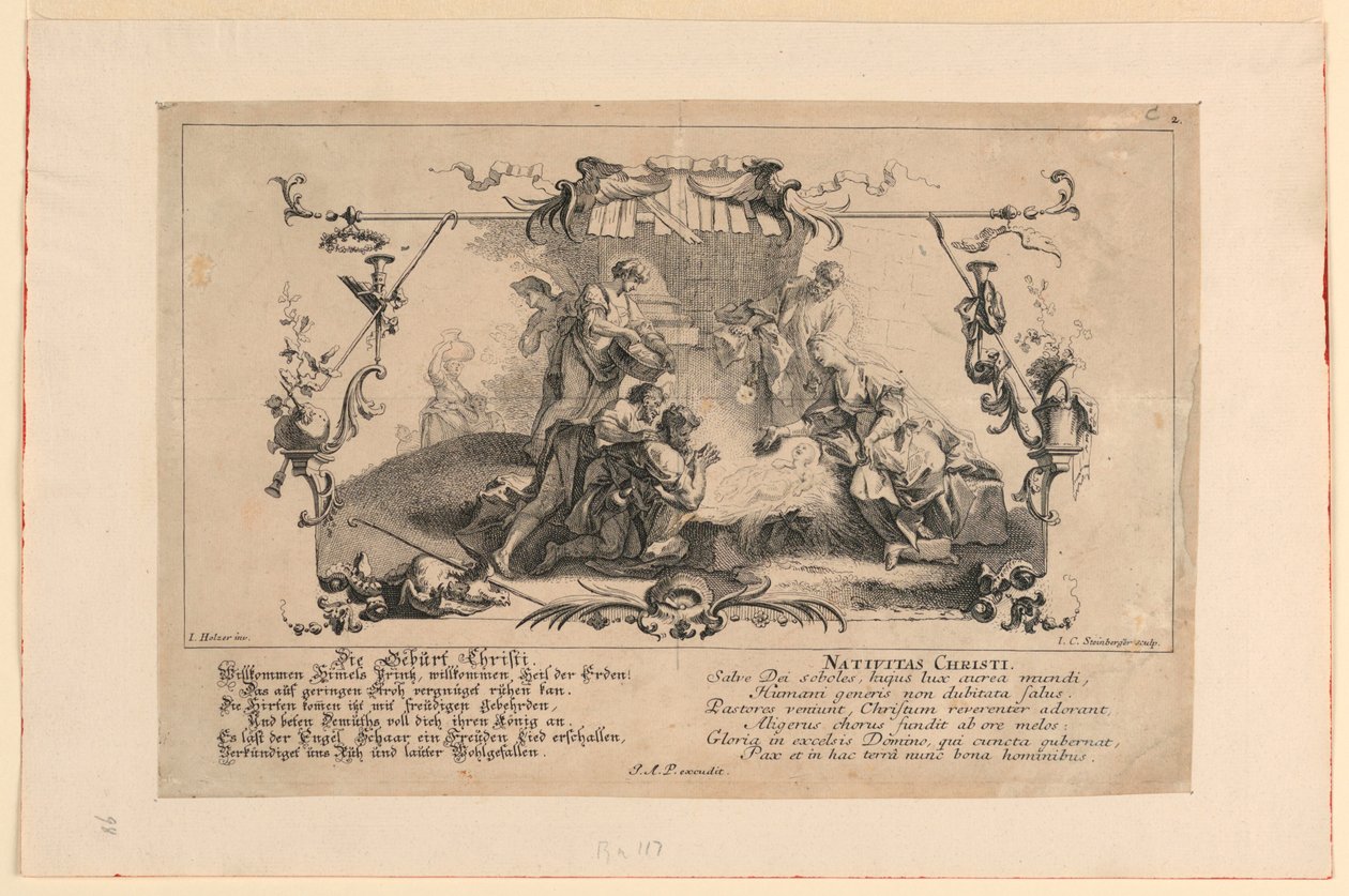 Natività di Cristo da Johann Evangelist Holzer
