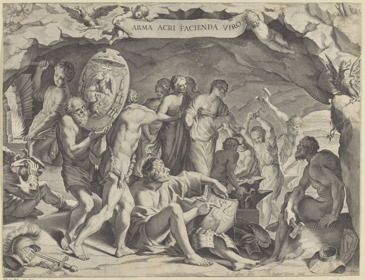La fucina di Vulcano da Johann Friedrich Greuter
