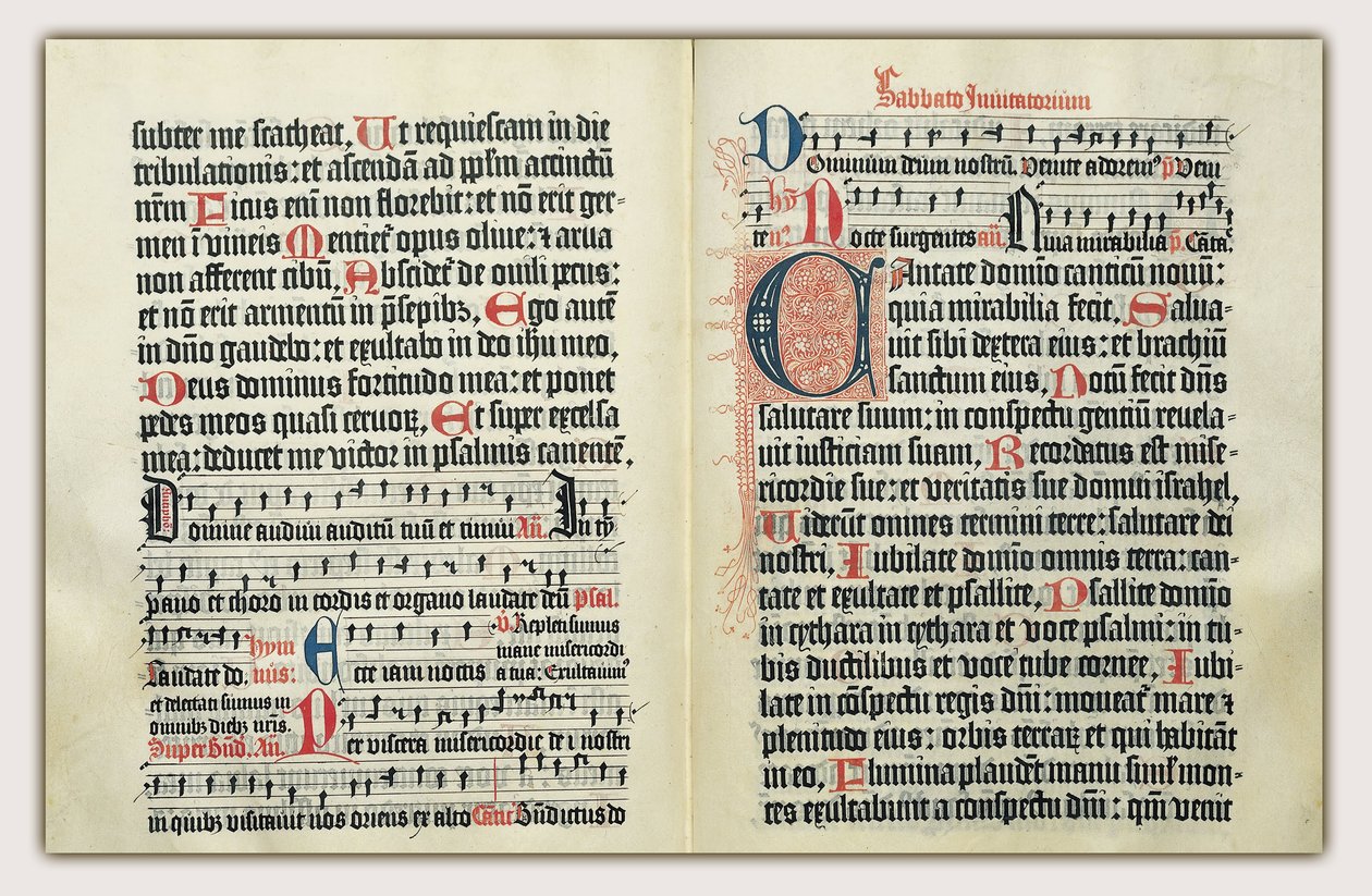 Salterio di Magonza da Johann Fust and Peter Schoeffer