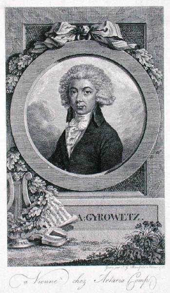 Adalbert Gyrowetz (1763-1850) 1793 da Johann Georg Mansfeld