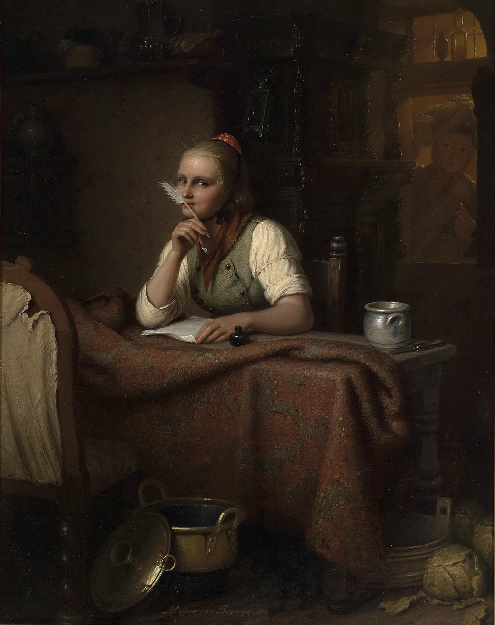 La lettera da Johann Georg Meyer