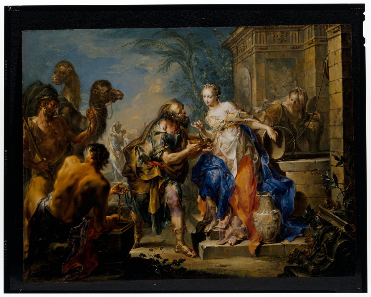 Eliezer e Rebecca da Johann Georg Platzer